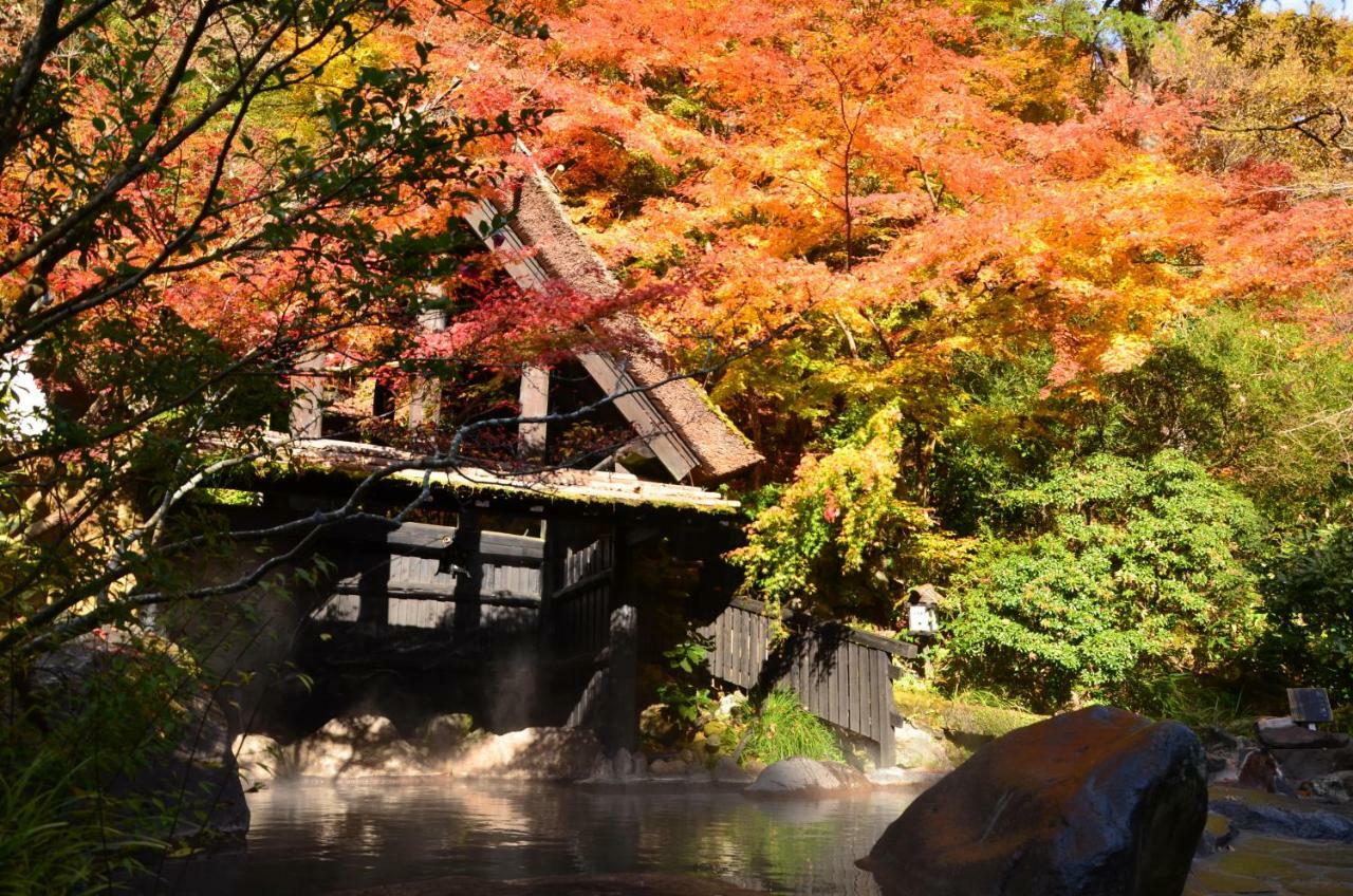 Hotel Kurokawa Onsen Oku No Yu Minamioguni Exterior foto